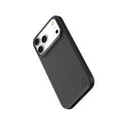 Apple iPhone 17 Pro Max Kılıf M-Safe Şarj Özellikli Polimerik Deri Raptic Urban Nano Kılıf Siyah