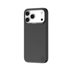 Apple iPhone 17 Pro Max Kılıf M-Safe Şarj Özellikli Polimerik Deri Raptic Urban Nano Kılıf Siyah