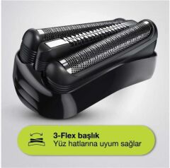 Braun 3 Serisi 300 Vtgrn Kuru Kullanım Kablosuz Tıraş Makinesi