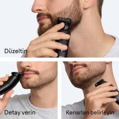 Braun Sakal Düzeltici Series 5, +4 Aksesuar, 40 Uzunluk, Keskin Bıçak, BT5520