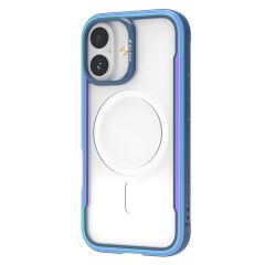 Apple iPhone 17 Kılıf M-safe Şarj Özellikli Airbagli Raptic Shield Serisi Şeffaf Arka Yüzey Kılıf
