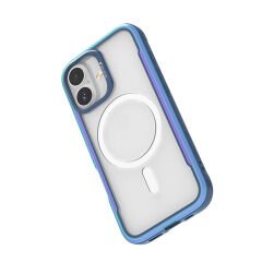 Apple iPhone 17 Kılıf M-safe Şarj Özellikli Airbagli Raptic Shield Serisi Şeffaf Arka Yüzey Kılıf