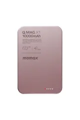 Momax IP117AP Q.Mag X1 10000mAh Wireless Taşınabilir Şarj Cihazı Pembe