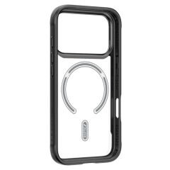 Apple iPhone 17 Pro Kılıf M-safe Şarj Özellikli Airbagli Raptic Shield Serisi Şeffaf Arka Yüzey Kılıf Siyah