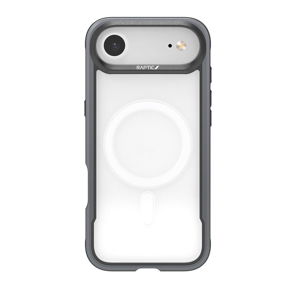 Apple iPhone 17 Air Kılıf M-safe Şarj Özellikli Airbagli Raptic Shield Serisi Şeffaf Arka Yüzey Kılıf