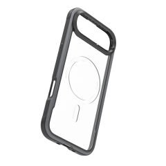Apple iPhone 17 Air Kılıf M-safe Şarj Özellikli Airbagli Raptic Shield Serisi Şeffaf Arka Yüzey Kılıf