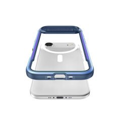 Apple iPhone 17 Air Kılıf M-safe Şarj Özellikli Airbagli Raptic Shield Serisi Şeffaf Arka Yüzey Kılıf Renkli 