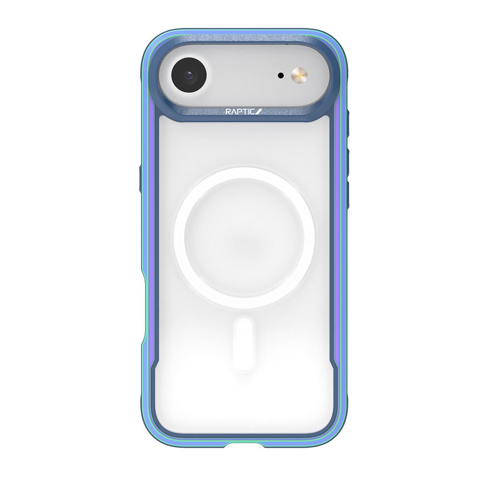 Apple iPhone 17 Air Kılıf M-safe Şarj Özellikli Airbagli Raptic Shield Serisi Şeffaf Arka Yüzey Kılıf Renkli 