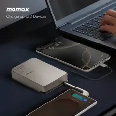 MOMAX 1-Power F.Pass⁺ 20000mAh Dahili Kablolu Manyetik Powerbank