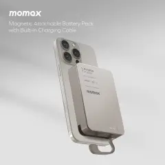 MOMAX 1-Power F.Pass⁺ 20000mAh Dahili Kablolu Manyetik Powerbank