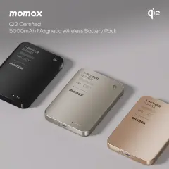 1-Power Q.Pass Qi2 Magnetic Wireless Power Bank 5000mAh Siyah