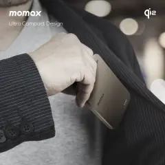 1-Power Q.Pass Qi2 Magnetic Wireless Power Bank 5000mAh Siyah