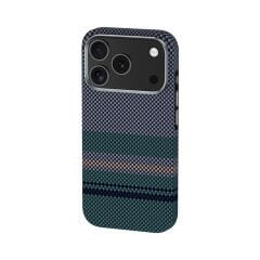 Apple iPhone 17 Pro Max Kılıf M-safe Şarj Özellikli Karbon Fiber Tasarımlı Benks Aurora ArmorPro Kevlar Kılıf
