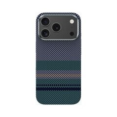Apple iPhone 17 Pro Max Kılıf M-safe Şarj Özellikli Karbon Fiber Tasarımlı Benks Aurora ArmorPro Kevlar Kılıf