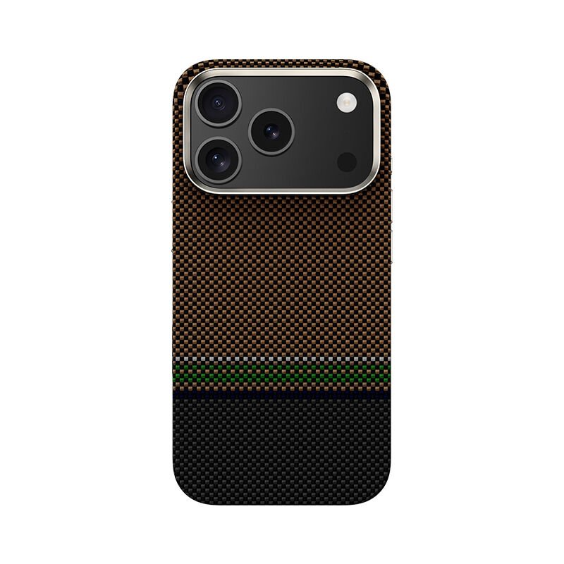 Apple iPhone 17 Pro Max Kılıf M-safe Şarj Özellikli Karbon Fiber Tasarımlı Benks Prestige ArmorPro Kevlar Kılıf