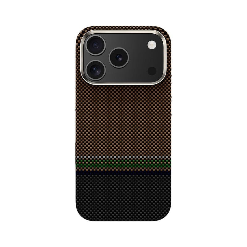 Apple iPhone 17 Pro Max Kılıf M-safe Şarj Özellikli Karbon Fiber Tasarımlı Benks Prestige ArmorPro Kevlar Kılıf