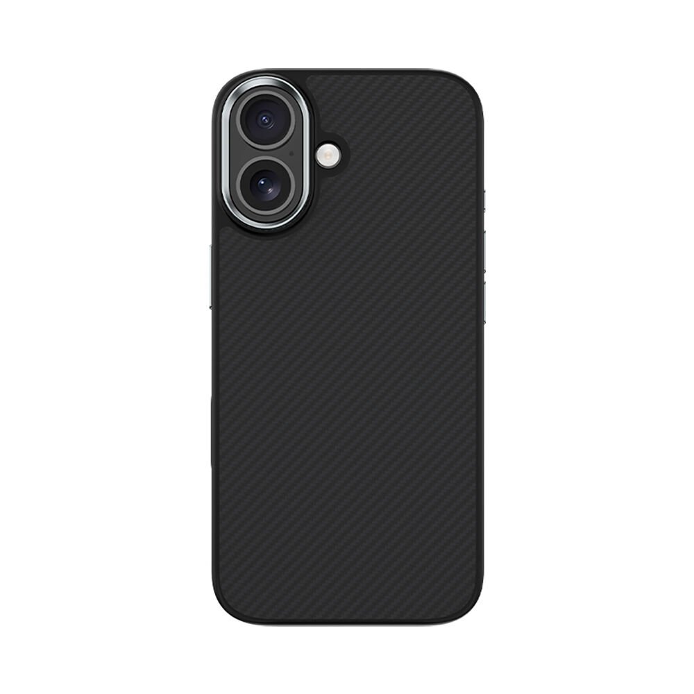 Apple iPhone 17 Kılıf Karbon Fiber M-safe Şarj Özellikli Benks Hybrid ArmorPro 600D Kevlar Kılıf