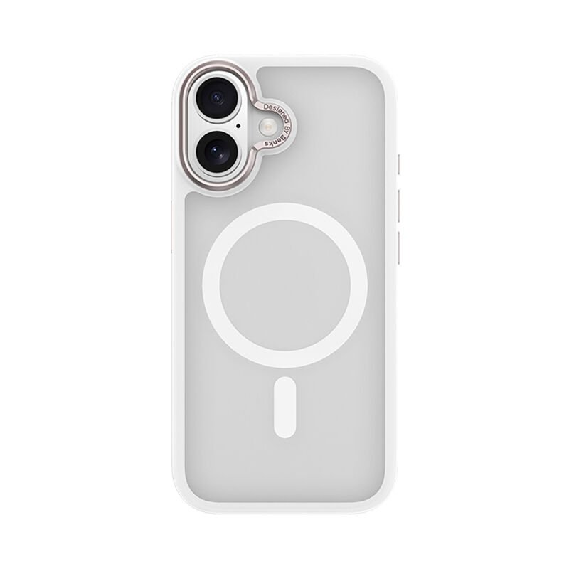 Apple iPhone 17 Kılıf M-safe Şarj Özellikli Benks Mist Protective Kılıf Beyaz