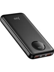 Juo 10000MAH 22.5W Dijital LED Ekranlı Taşınabilir Hızlı Şarj Cihazı Powerbank Siyah