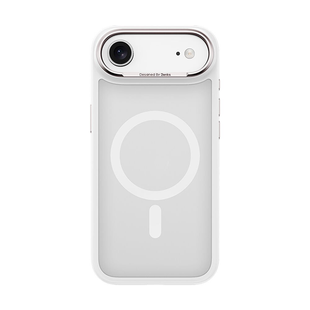Apple iPhone 17 Air Kılıf M-safe Şarj Özellikli Benks Mist Protective Kılıf Beyaz 