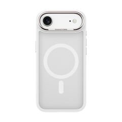 Apple iPhone 17 Air Kılıf M-safe Şarj Özellikli Benks Mist Protective Kılıf Beyaz 