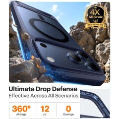 TORRAS Ostand L1 Serisi iPhone 17 Pro Max Kılıf Destek Standı TPU + PC Telefon Kılıfı MagSafe ile Uyumlu