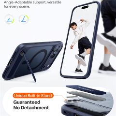 TORRAS Ostand L1 Serisi iPhone 17 Pro Max Kılıf Destek Standı TPU + PC Telefon Kılıfı MagSafe ile Uyumlu