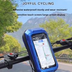 Sunshade LX-300 Güneş Siperlikli Suya Dayanıklı Motosiklet ve Bisiklet Gidon Telefon Tutucu