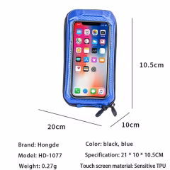 Sunshade LX-300 Güneş Siperlikli Suya Dayanıklı Motosiklet ve Bisiklet Gidon Telefon Tutucu