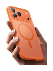Torras Apple iPhone 17 Pro Guardian Magsafe Kılıf - Turuncu
