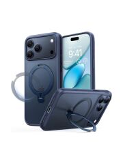 Torras Apple iPhone 17 Pro Max O Stand Spin Serisi Magsafe Kılıf Lacivert