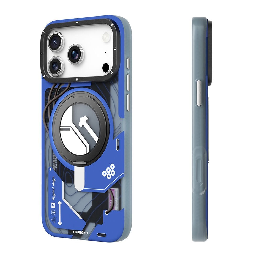 Apple iPhone 17 Pro Max Kılıf M-safe Şarj Özellikli Youngkit Starship Serisi Kılıf