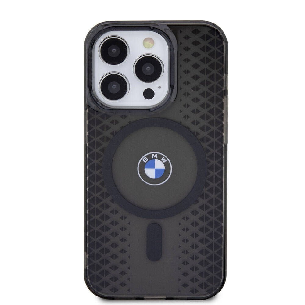 Apple iPhone 15 Pro Max Kılıf BMW M-safe Şarj Özellikli Transparan IML Signature Orjinal Lisanslı Kılıf