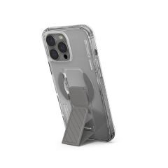 Apple iPhone 16 Pro Max Kılıf M-safe Şarj Özellikli Teknoloji Desenli Standlı Skinarma Axon Kılıf Titanyum