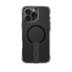 Uniq iPhone 16 Pro Eleva Standlı Magsafe Kılıf Siyah