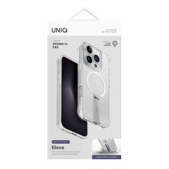 Uniq iPhone 16 Pro Eleva Standlı Magsafe Kılıf Şeffaf