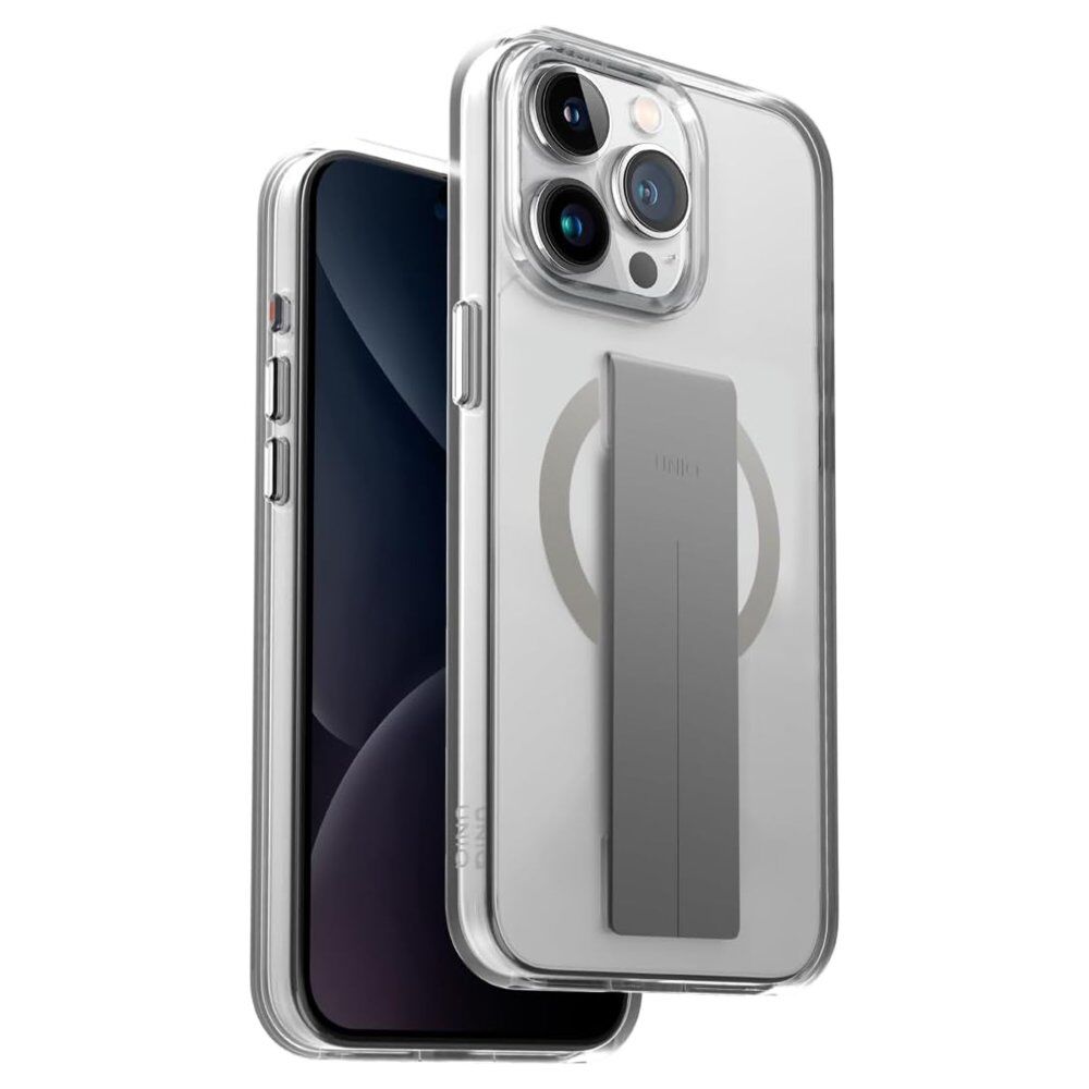 Uniq iPhone 15 Pro Heldro Magsafe Kılıf Şeffaf