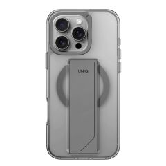 Uniq iPhone 16 Pro Max Heldro Max Magsafe Standlı Kılıf Gri
