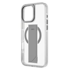 Uniq iPhone 16 Pro Heldro Max Magsafe Standlı Kılıf Gri