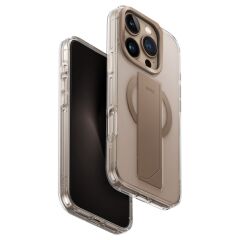Uniq iPhone 16 Pro Heldro Max Magsafe Standlı Kılıf Gold