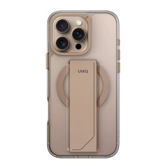 Uniq iPhone 16 Pro Heldro Max Magsafe Standlı Kılıf Gold