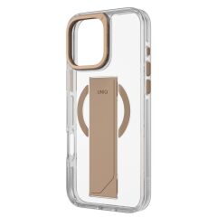 Uniq iPhone 16 Pro Heldro Max Magsafe Standlı Kılıf Gold