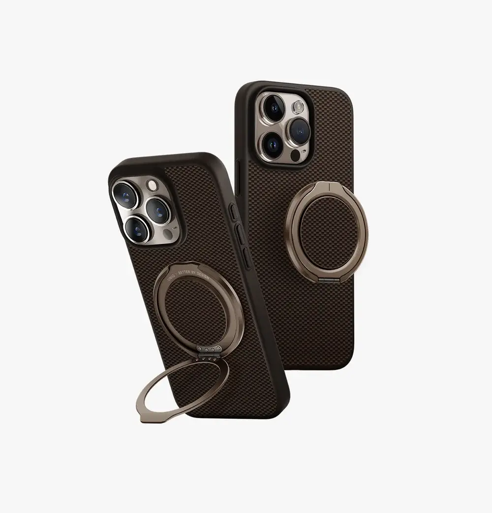 Uniq Iphone 16 Pro Keva Air GripFit Premium Paket Kahverengi