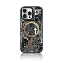 Apple iPhone 16 Pro Kılıf M-safe Şarj Özellikli Youngkit Technology Serisi Kılıf