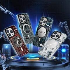 Apple iPhone 15 Plus Kılıf M-safe Şarj Özellikli YoungKit Technology Serisi Kılıf