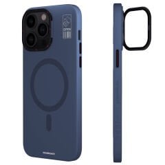 Apple iPhone 15 Pro Kılıf M-safe Şarj Özellikli Standlı YoungKit Hermit Bracket Serisi Kılıf