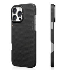 Apple iPhone 16 Pro Max Kılıf M-safe Şarj Özellikli Aramid Fiber Youngkit 1500D Kevlar Extreme Wing Serisi Kılıf