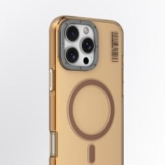 Apple iPhone 16 Pro Kılıf M-safe Şarj Özellikli Şeffaf Youngkit Crystal Shield Serisi Kılıf