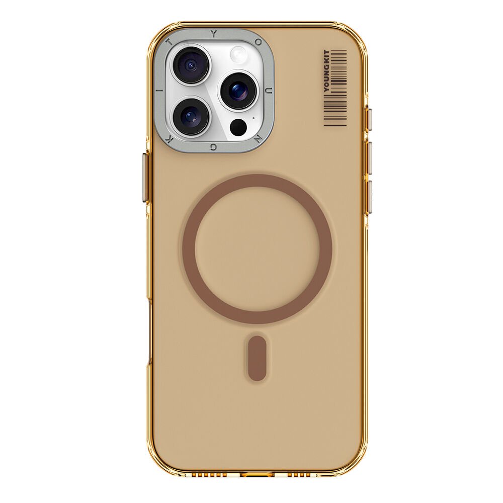 Apple iPhone 16 Pro Kılıf M-safe Şarj Özellikli Şeffaf Youngkit Crystal Shield Serisi Kılıf