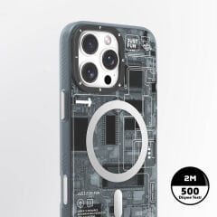 Apple iPhone 16 Pro Kılıf M-safe Şarj Özellikli Youngkit Technology Serisi Kılıf